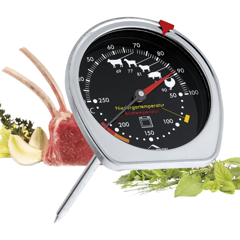 Bratenthermometer schwarz silber Bratenthermometer schwarz silber