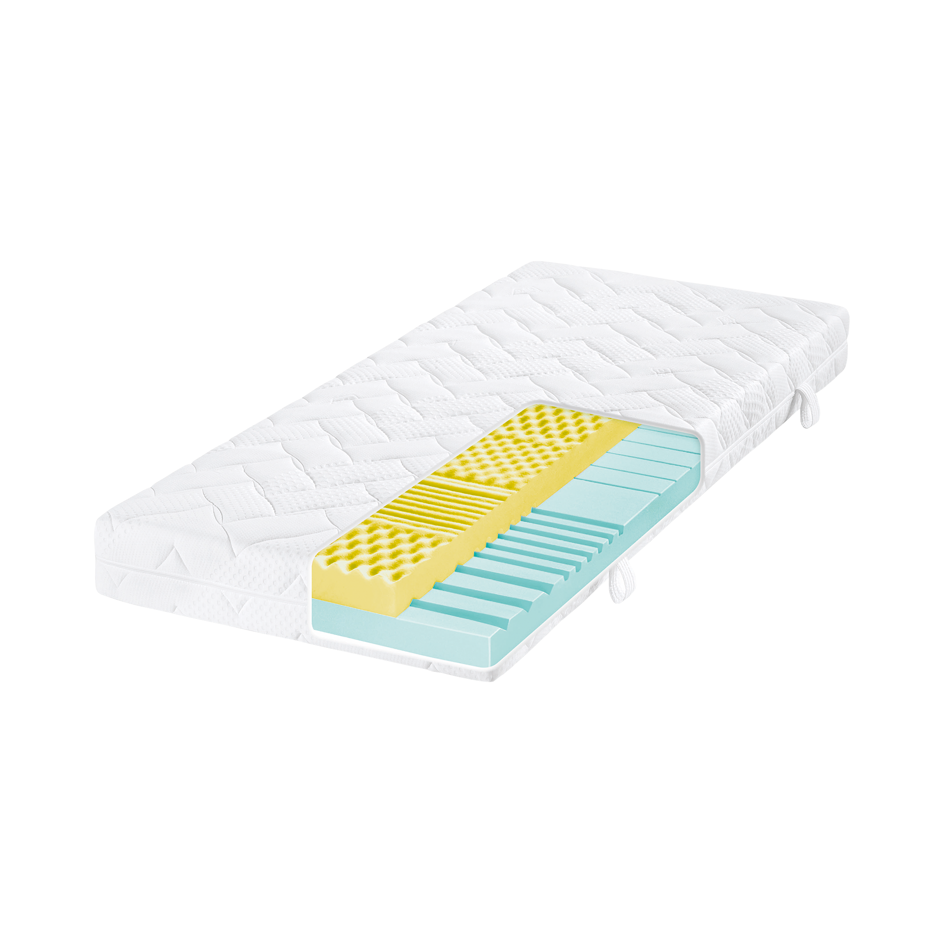 Sleepline Kaltschaummatratze Young 2000 100x200 cm H1 - weich, bis ca. 60 kg H2 - mittelfest, bis ca. 80 kg