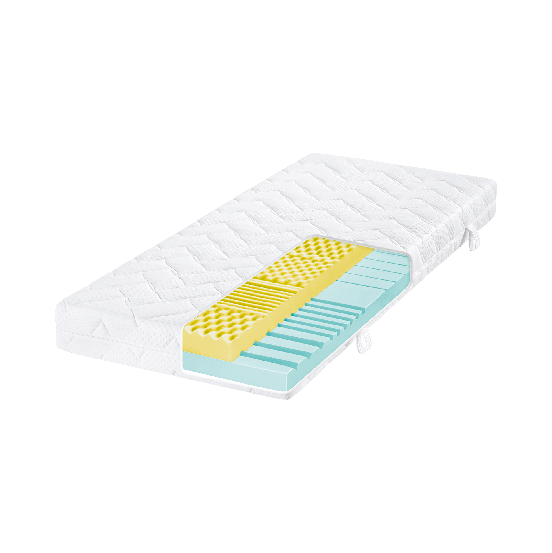 Sleepline Kaltschaummatratze Young 2000 100x200 cm H1 - weich, bis ca. 60 kg H2 - mittelfest, bis ca. 80 kg