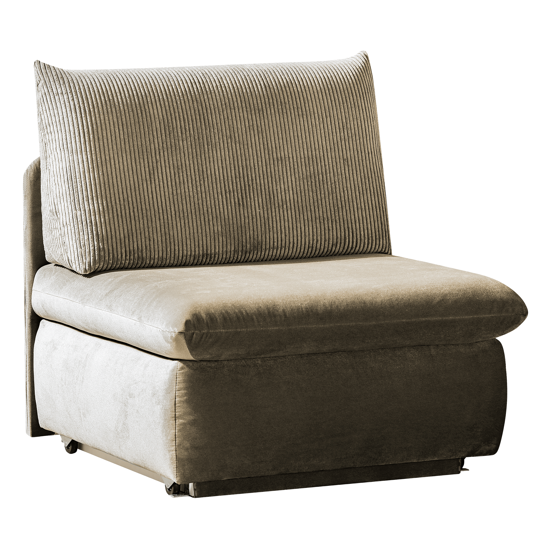 Inovationi Schlafsessel Etienne Cord Bezug Beige