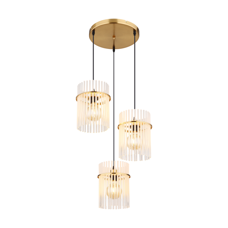 Pendelleuchte GORLEY Goldfarben Matt