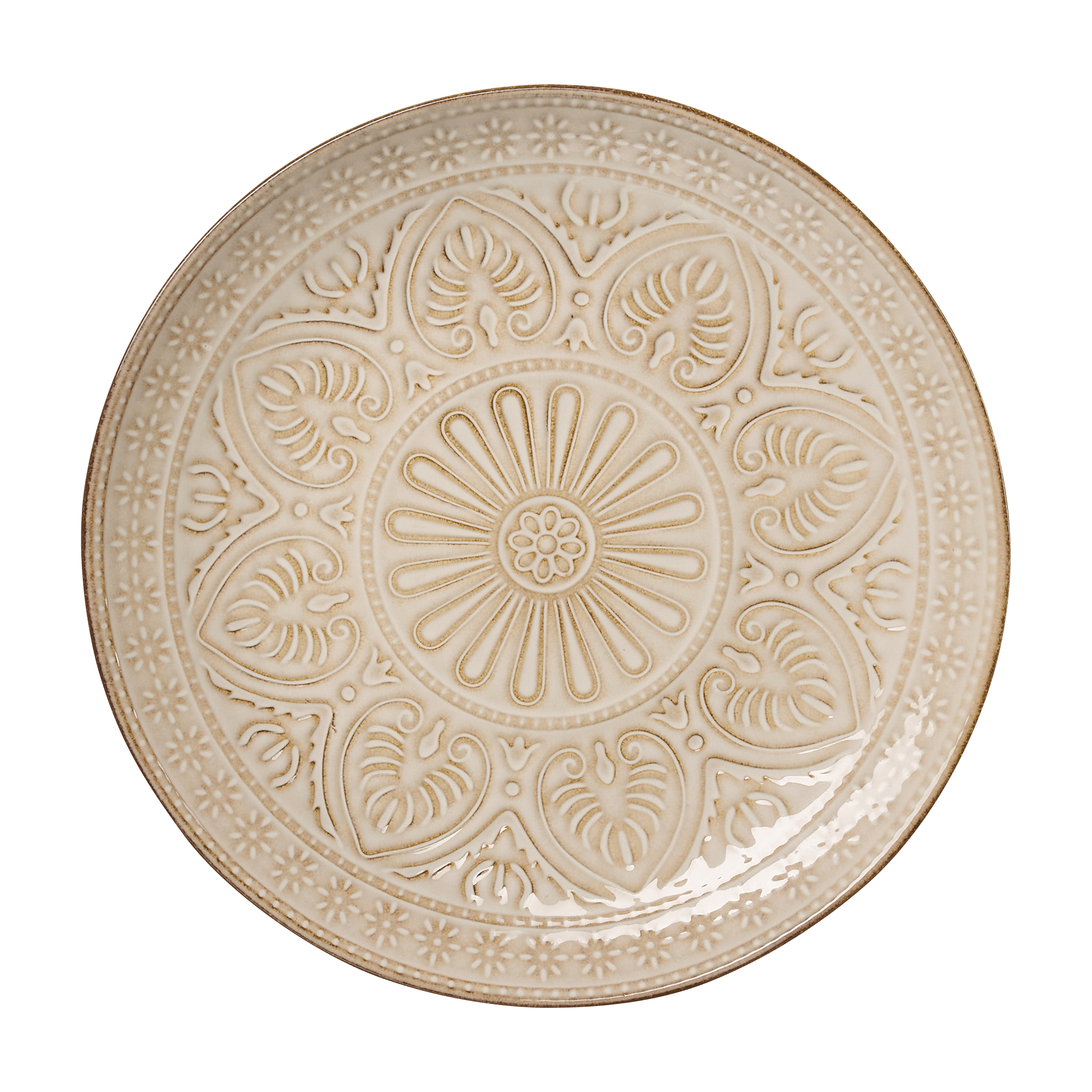 Speiseteller Omara Beige