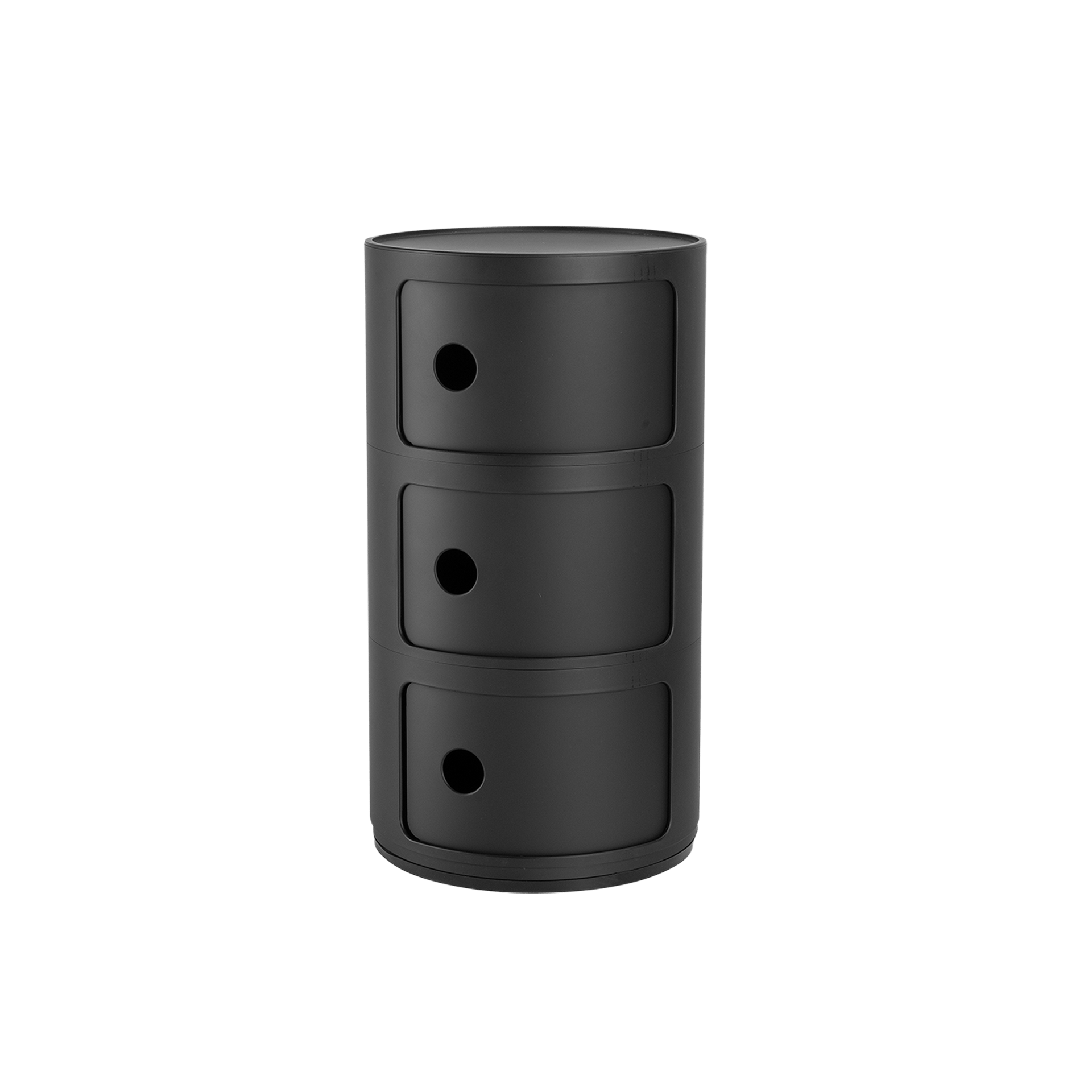 Kartell® Container Componibili Recycled Schwarz matt Kartell® Container Componibili Recycled Schwarz matt