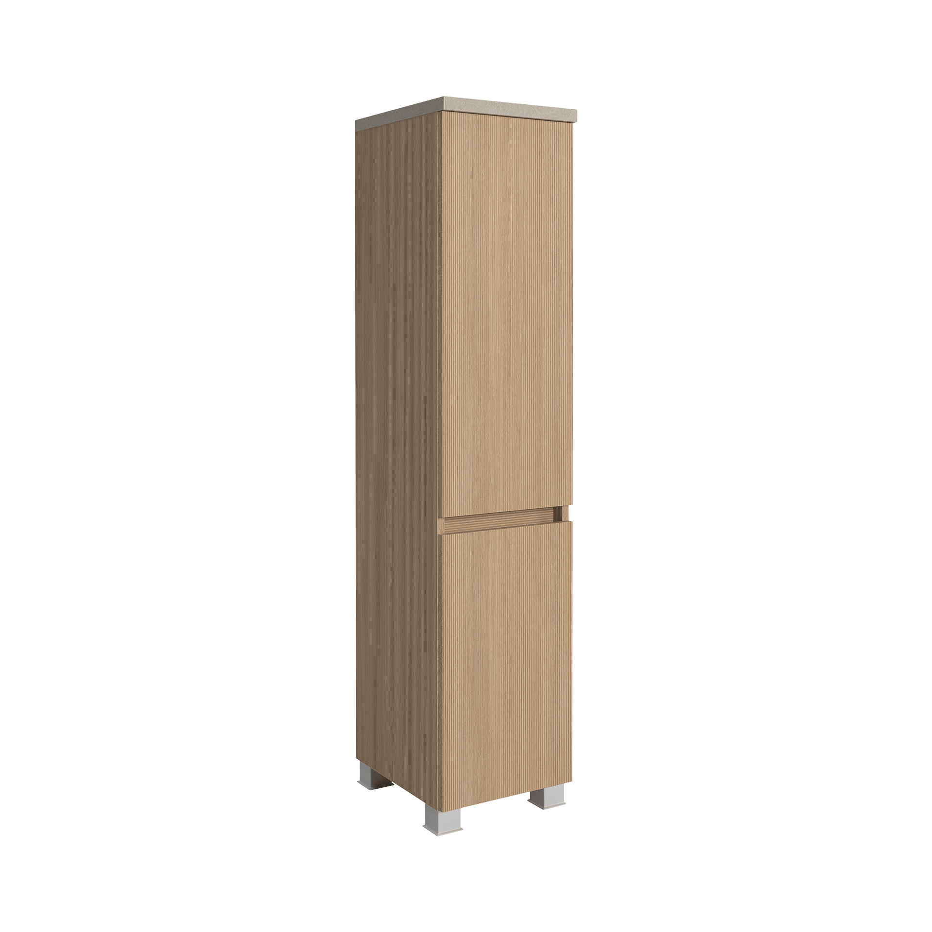 Novofurn Badschrank BELLO Holzfarben 35*30*131