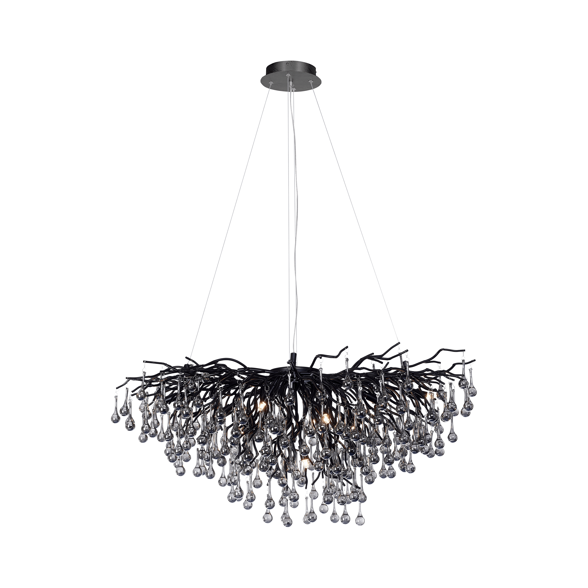 Pendelleuchte ICICLE Schwarz
