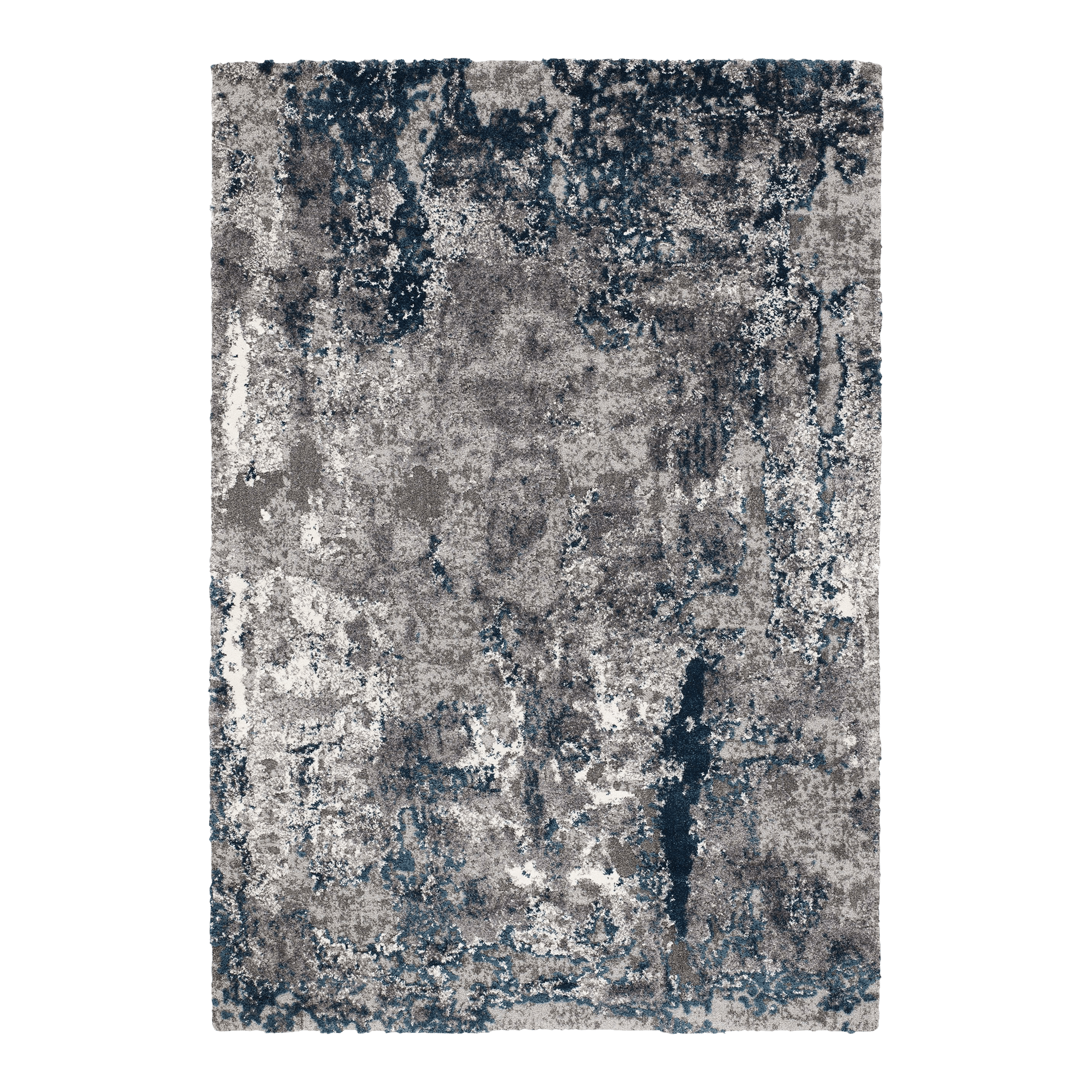 Teppich Juwel Liray 65x130cm Grau-Petrol
