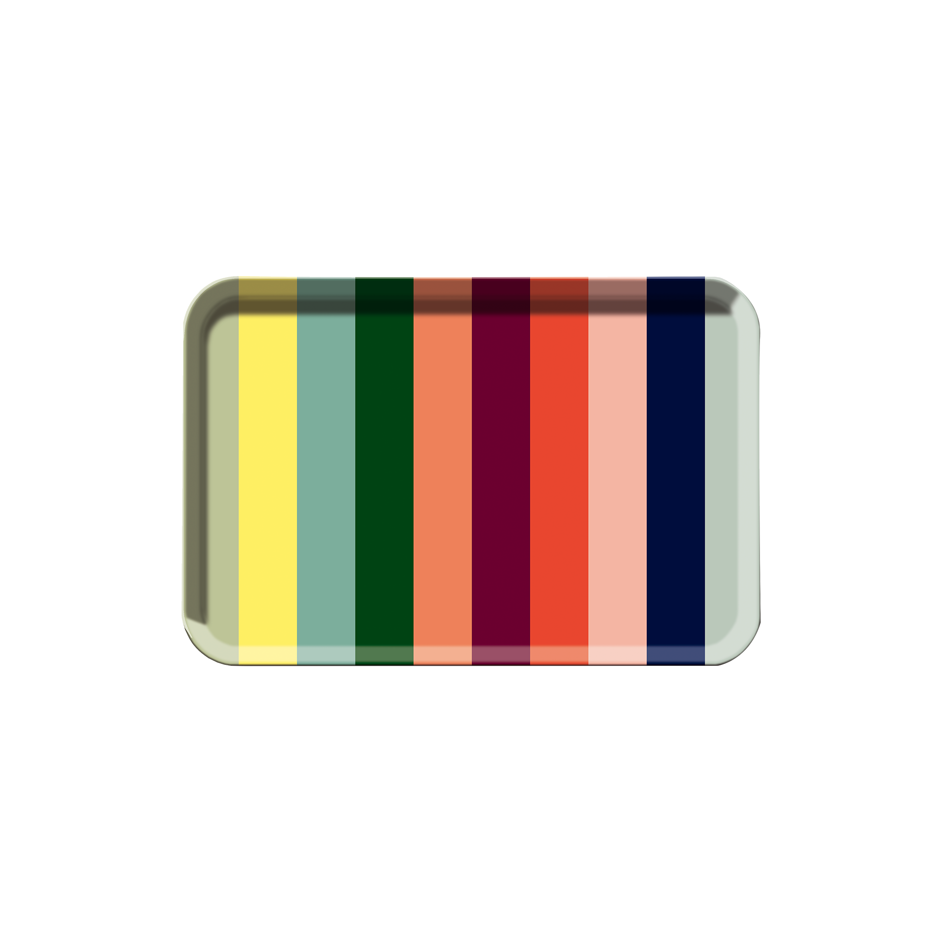 Tablett Lorenzo Bunt