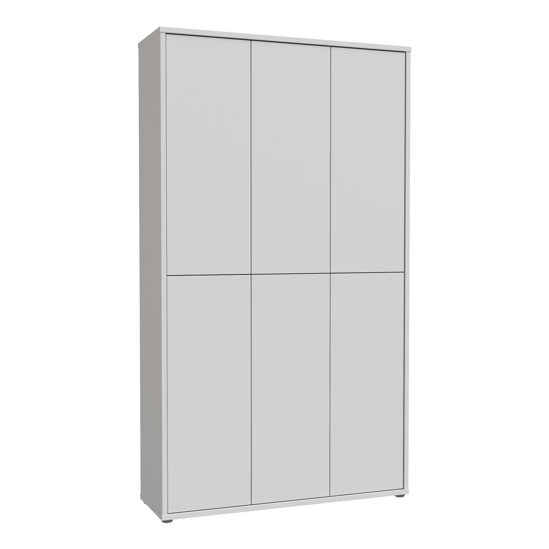 Schuhschrank Alisa 6-türig Grau Schuhschrank Alisa 6-türig Grau