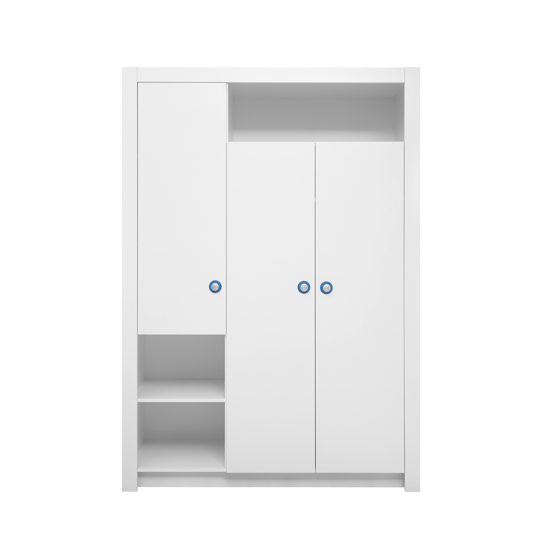Drehtürenschrank Paola Weiß