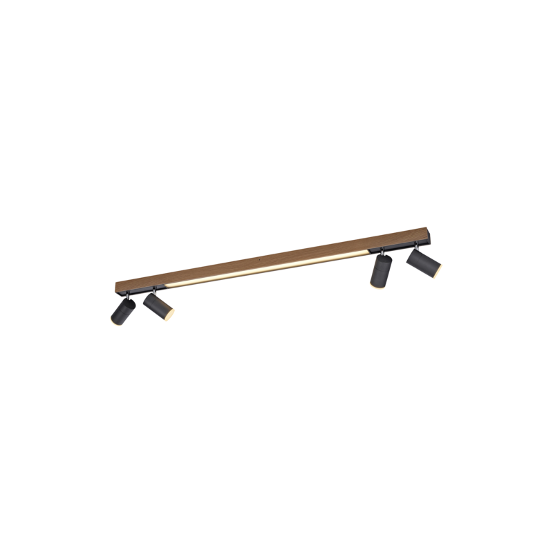 Deckenleuchte PURE-LINES Oak/Graphite