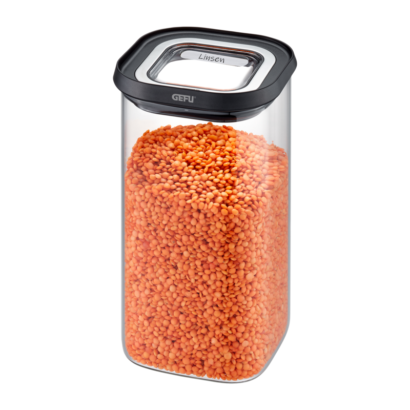 Gefu Vorratsdose Pantry Schwarz-Silber Gefu Vorratsdose Pantry Schwarz-Silber