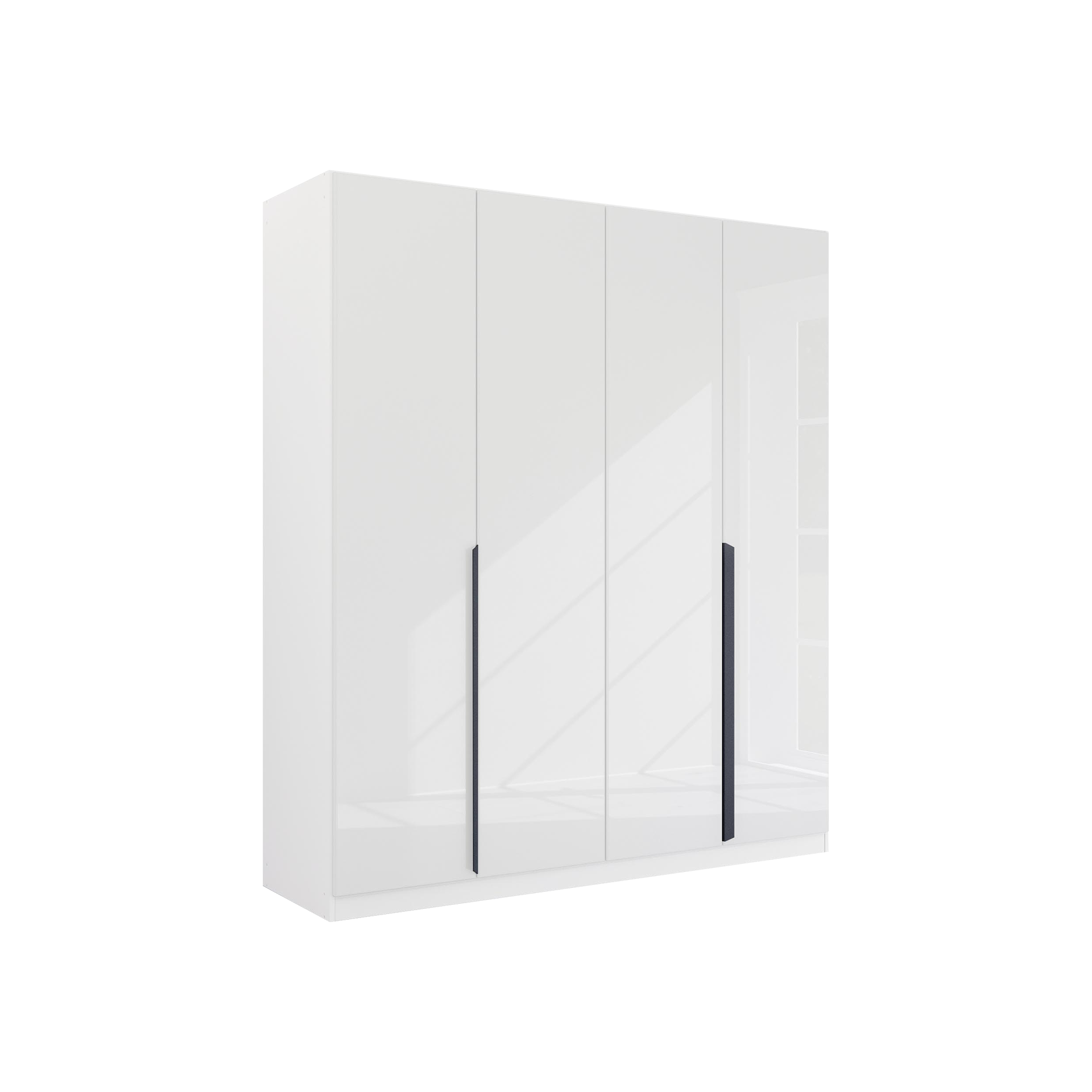 Drehtürenschrank Mood 4-türig Grau 54*181*210 Drehtürenschrank Mood 4-türig Grau 54*181*210