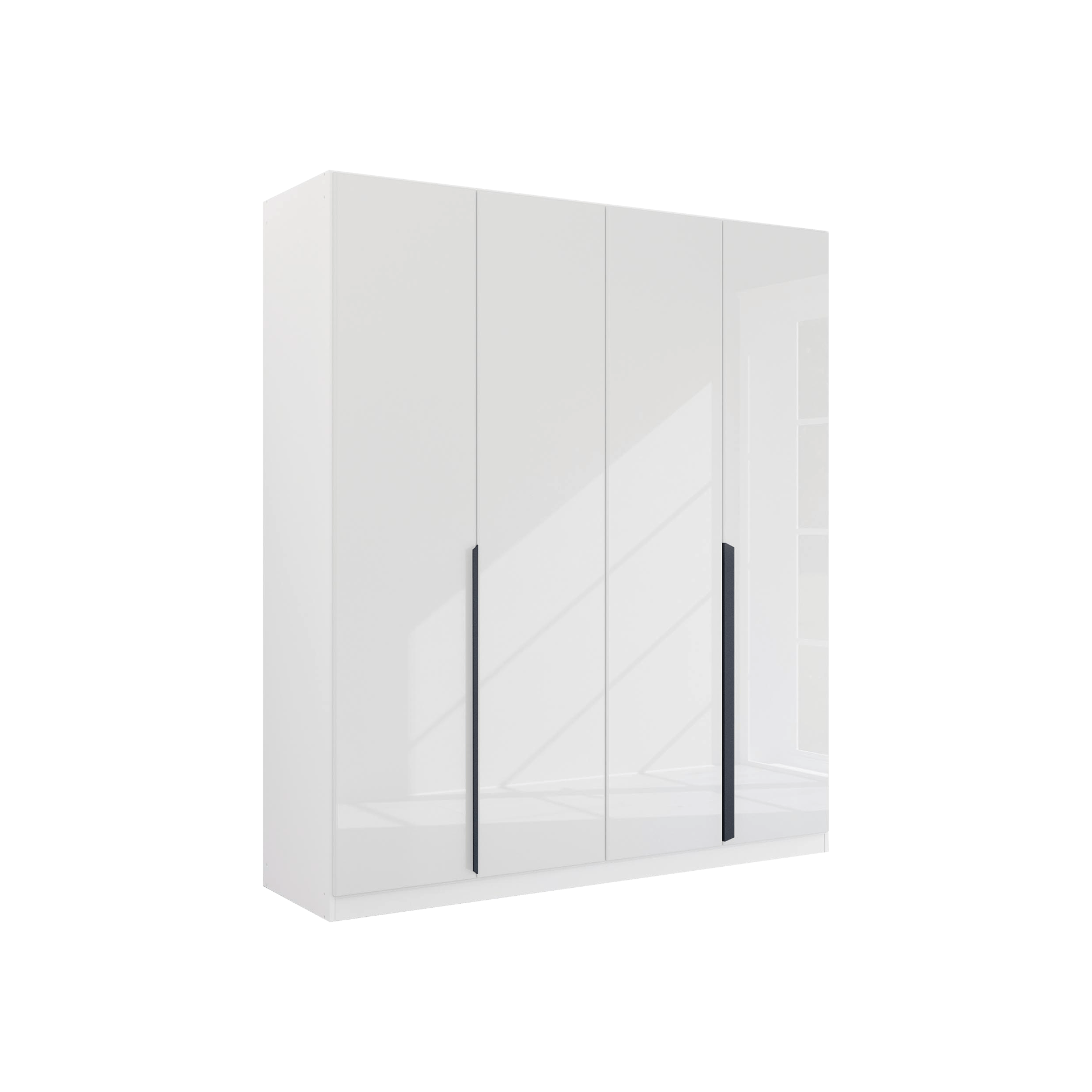 Drehtürenschrank Mood 4-türig Grau 54*181*210