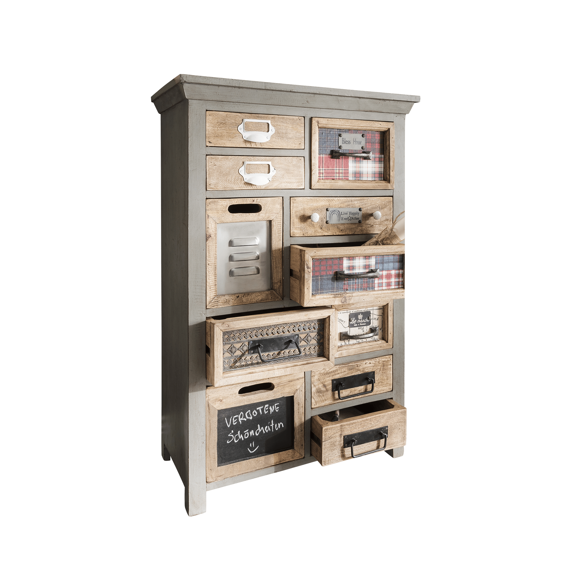 Kommode Country Grau 32*64*98 Kommode Country Grau 32*64*98