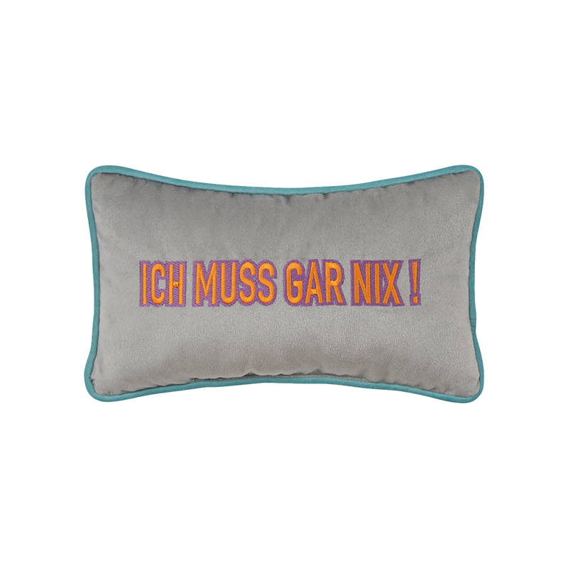 Kissen Petite Grey 18x32cm
