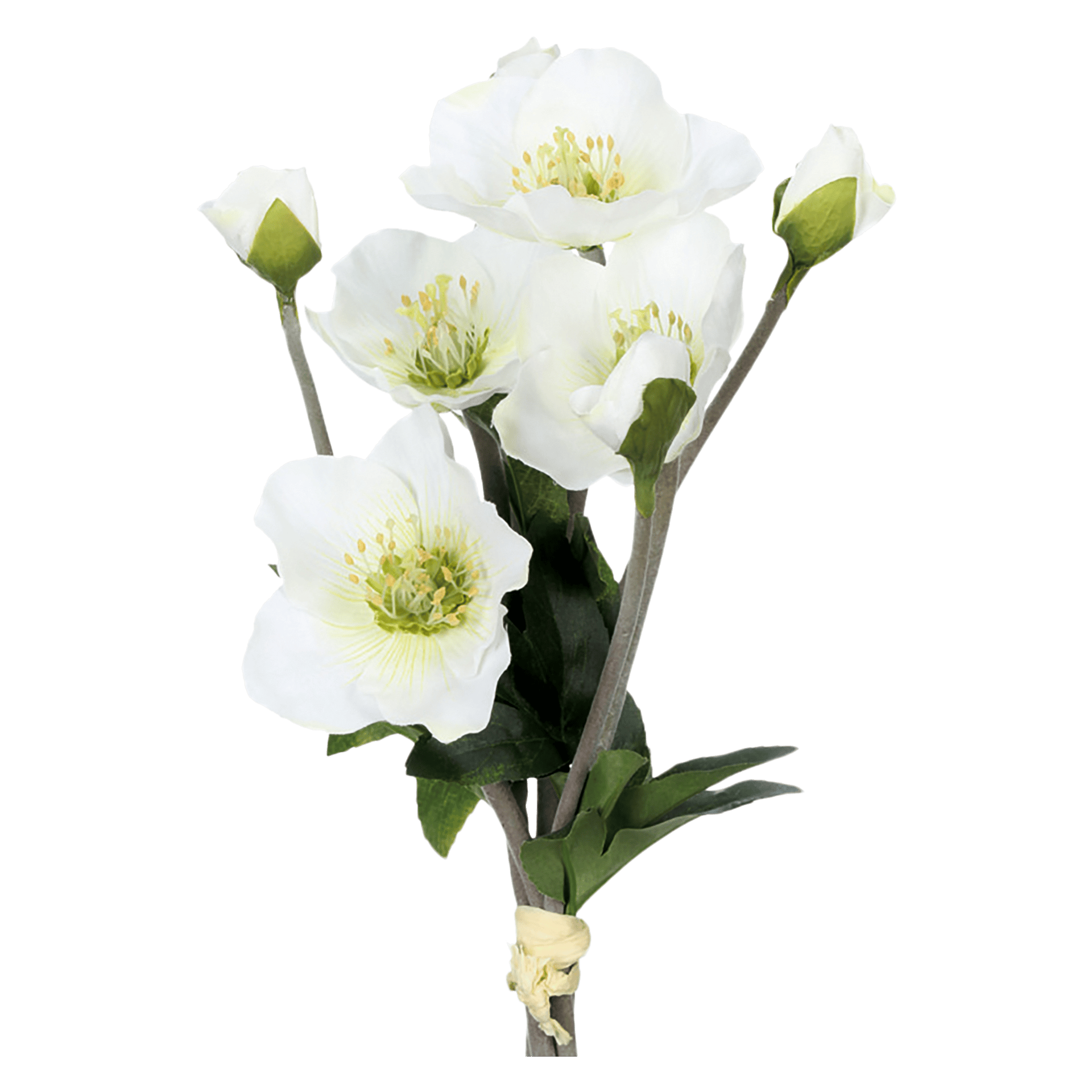 Kunstblume Christrosenbund Weiß