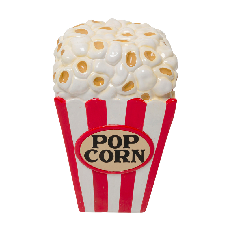 Kare Hocker Popcorn Mehrfarbig