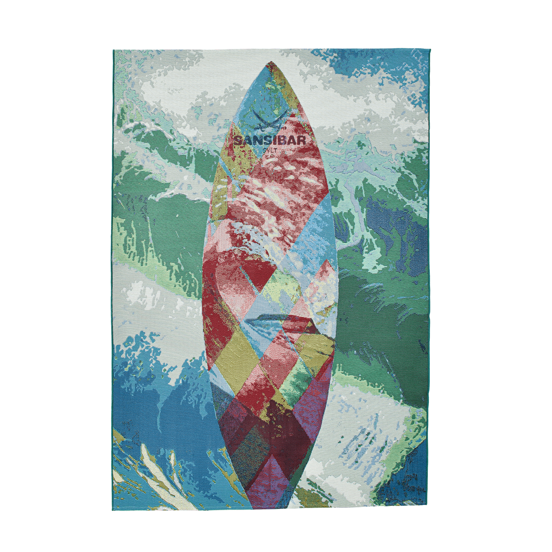 Outdoorteppich Sansibar Rantum Beach 130x190 Multi, Board Blue Outdoorteppich Sansibar Rantum Beach 130x190 Multi, Board Blue
