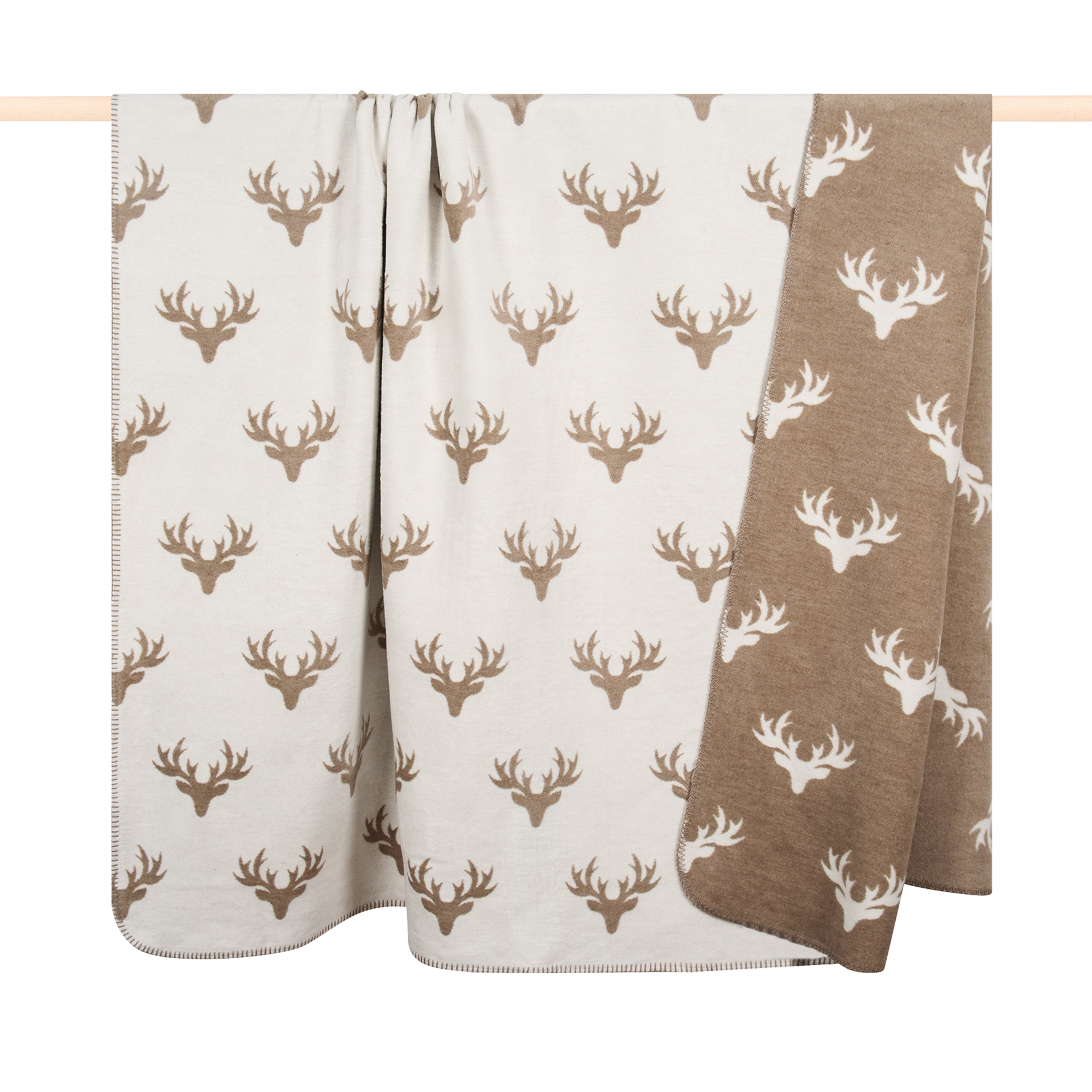 Decke Deer Sand 150x200cm