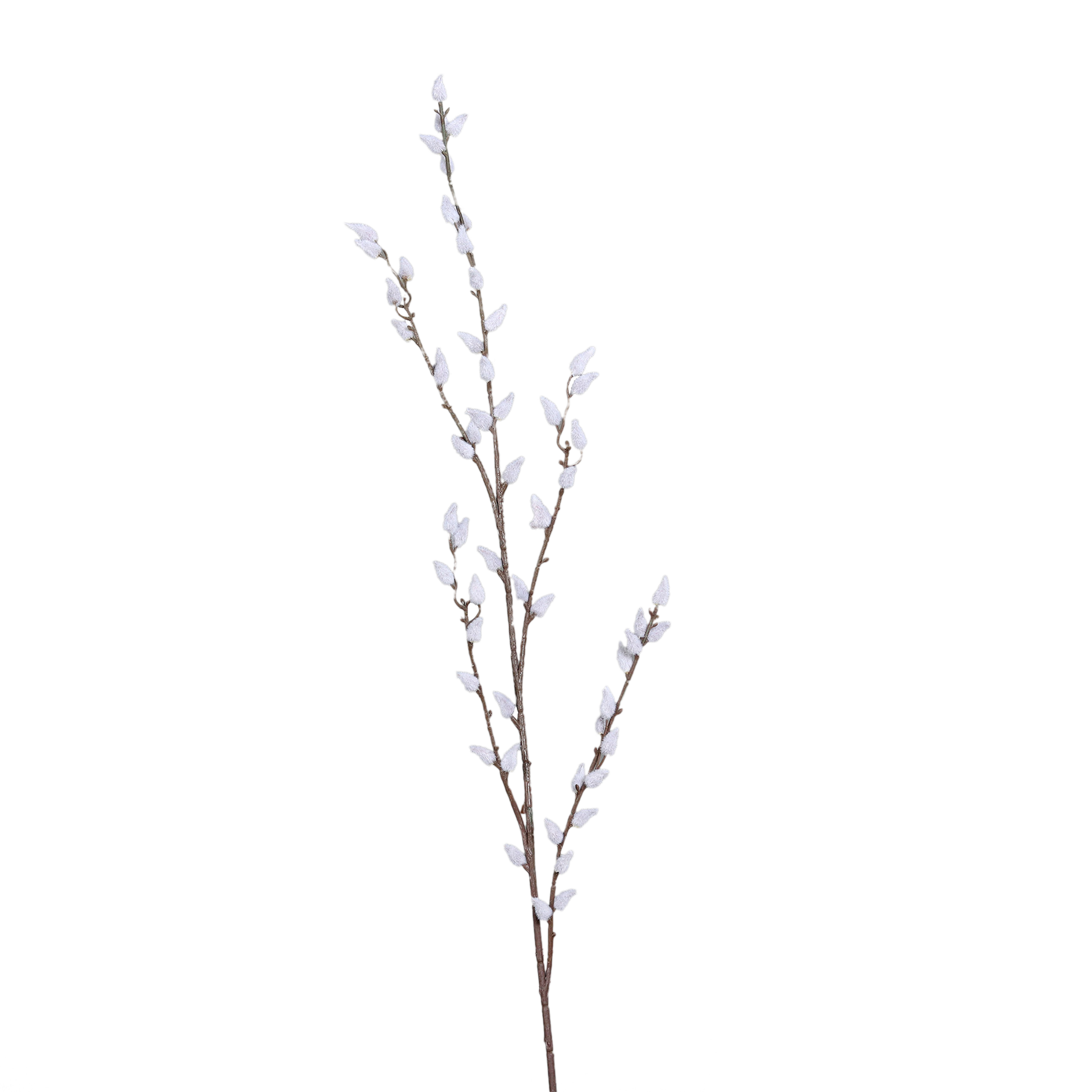 Kunstblume Weidenkätzchen Braun/Weiß Kunstblume Weidenkätzchen Braun/Weiß