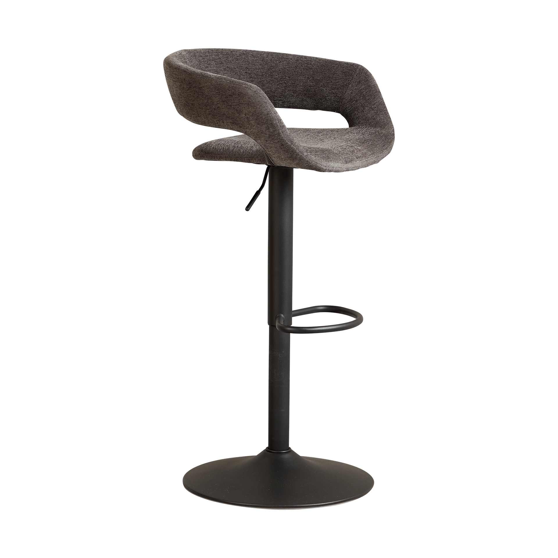 Barhocker Grace Stoff Apia dunkelgrau 458