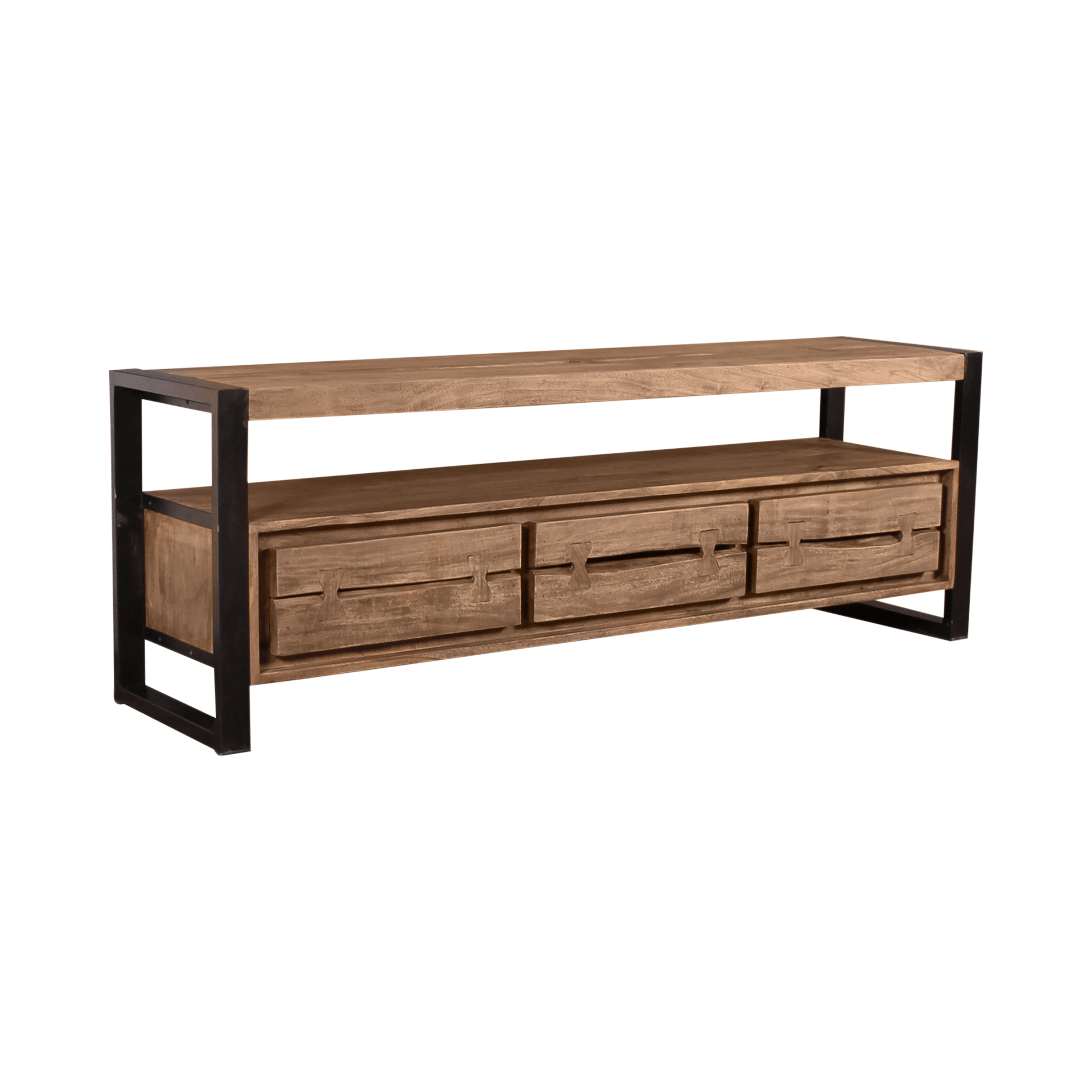 Lowboard Natural Edge Akazie massiv Lowboard Natural Edge Akazie massiv