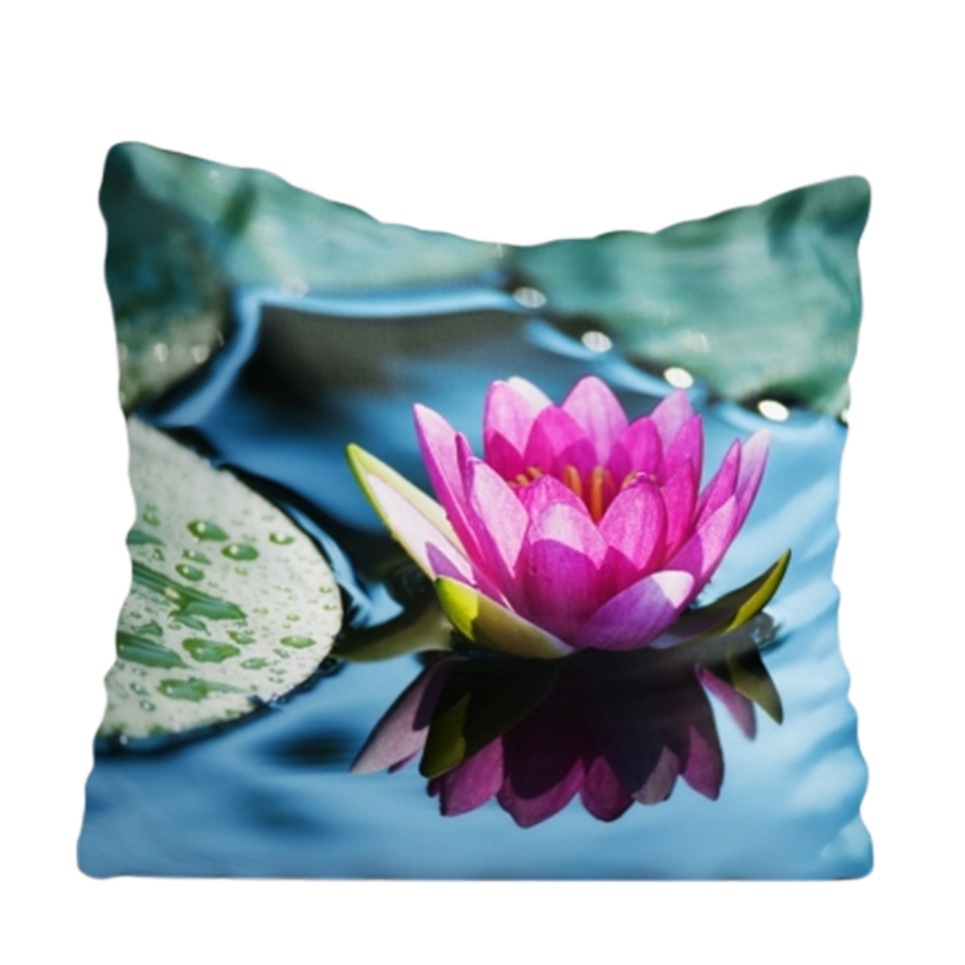 Outdoor-Kissen Lotusblume Mehrfarbig 45x45cm Outdoor-Kissen Lotusblume Mehrfarbig 45x45cm