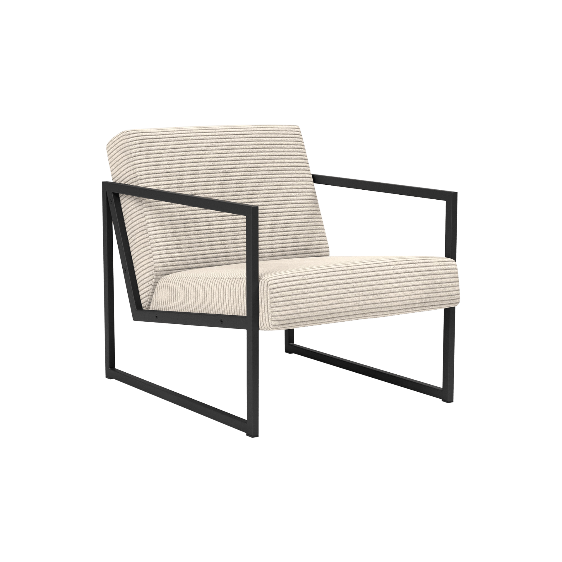 INNOVATION LIVING Sessel Vikko Bezug Corduroy Ivory 594 Fuß Schwarz INNOVATION LIVING Sessel Vikko Bezug Corduroy Ivory 594 Fuß Schwarz
