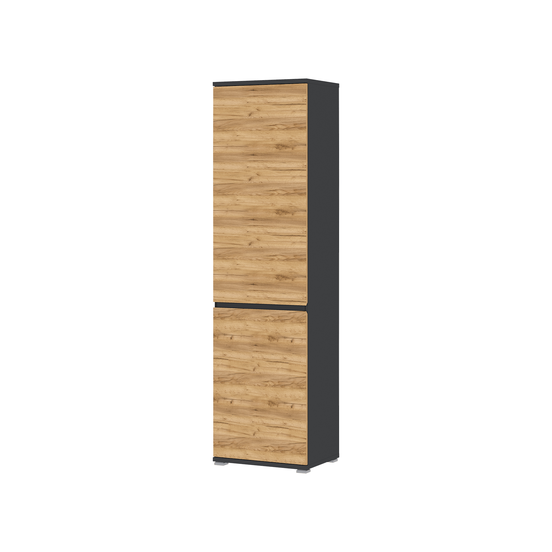 Novofurn Garderobenschrank Lisa Eichefarben