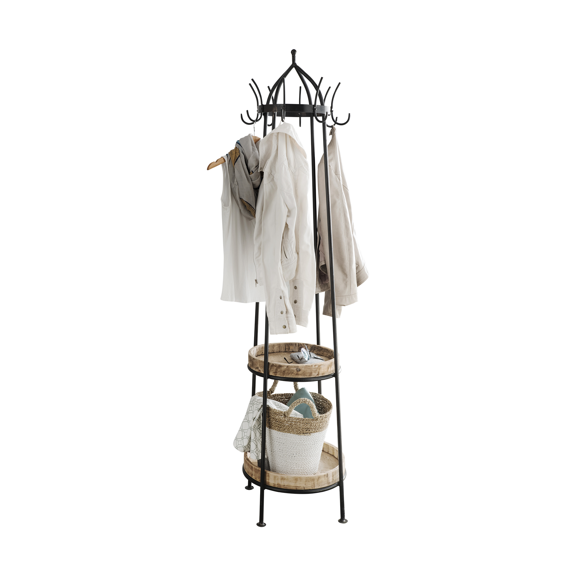 Kleiderständer Hang Schwarz 43*43*185 Kleiderständer Hang Schwarz 43*43*185