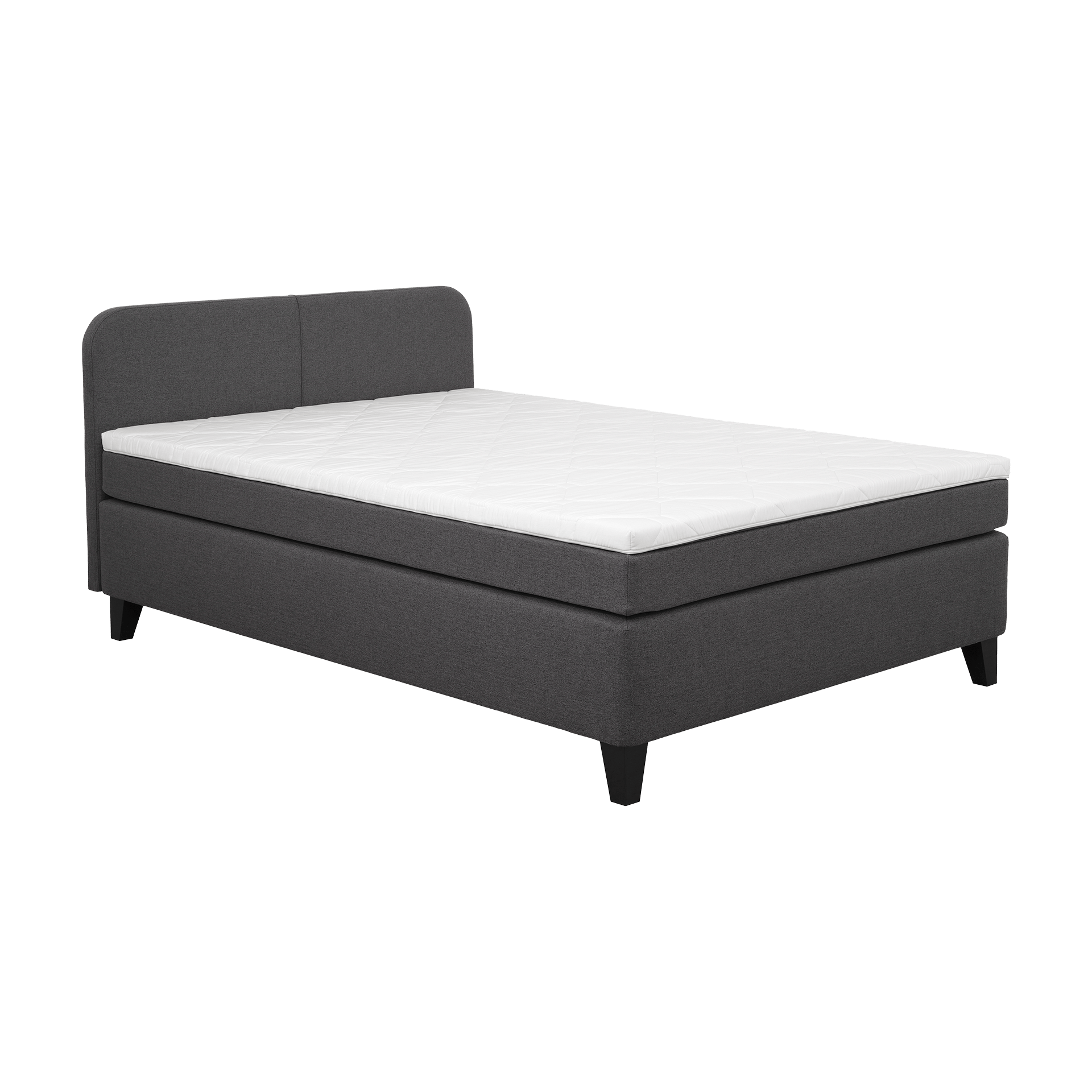 Boxspringbett Jill Anthrazit 140x200 cm Boxspringbett Jill Anthrazit 140x200 cm