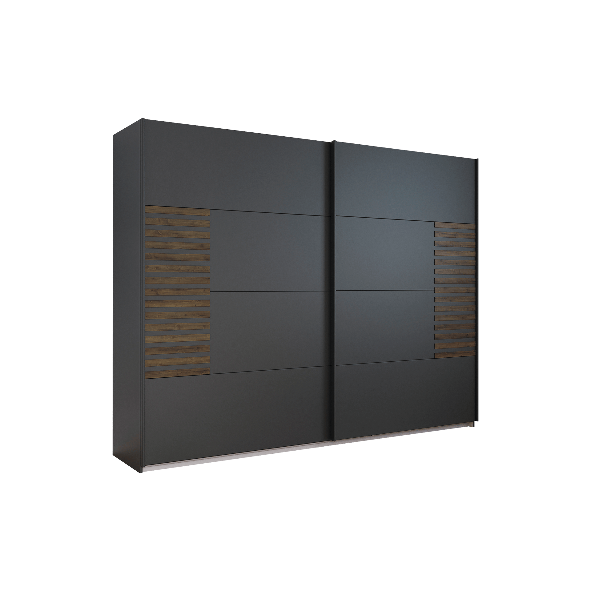 Schwebetürenschrank Bart Grau 62*271*210