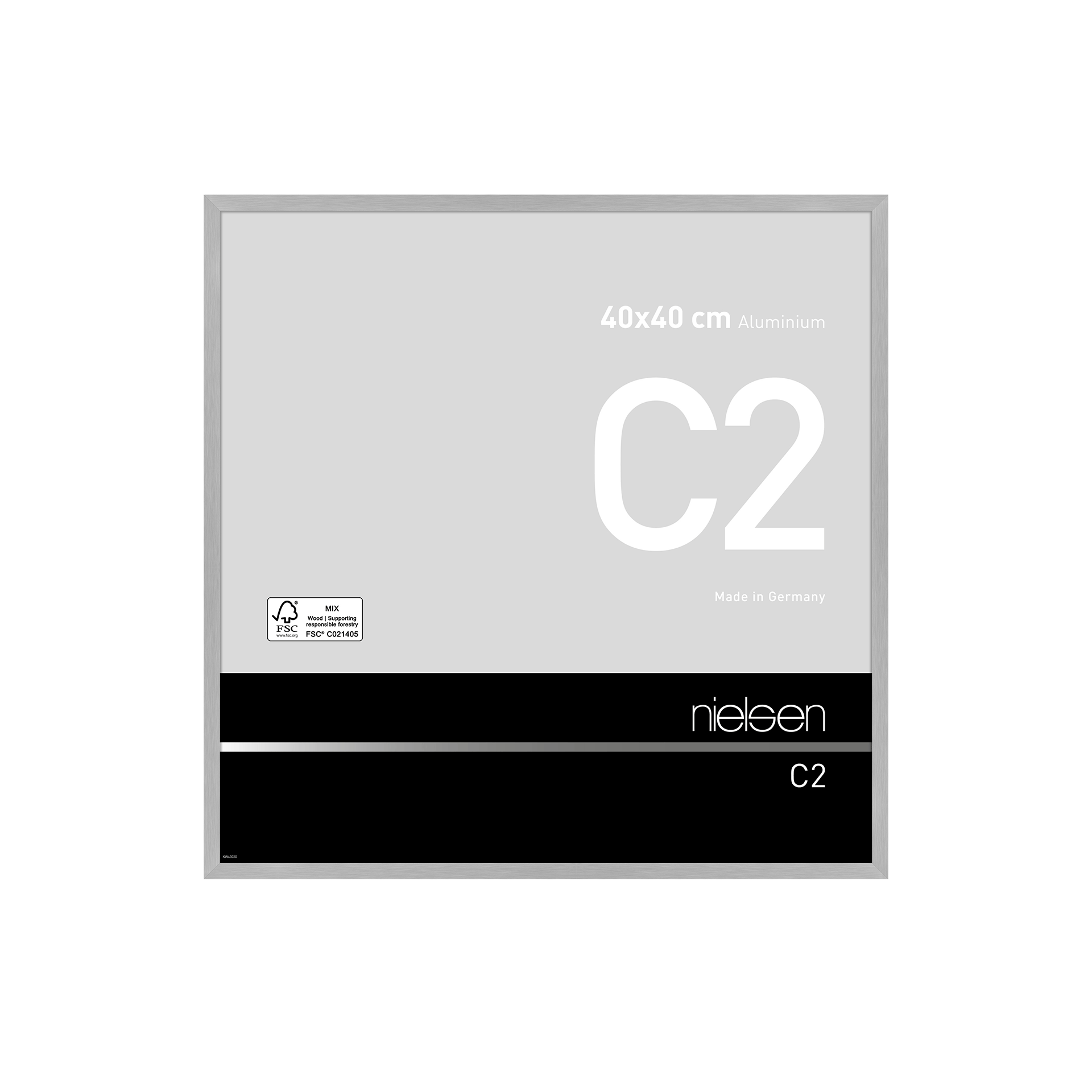 Bilderrahmen C2 Struktur silber matt