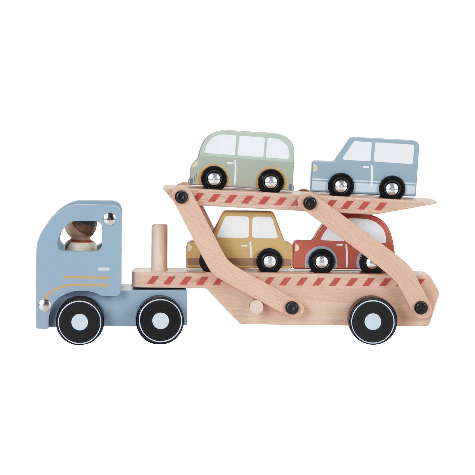 Holzspielzeug Little Dutch Holzlastwagen Mehrfarbig