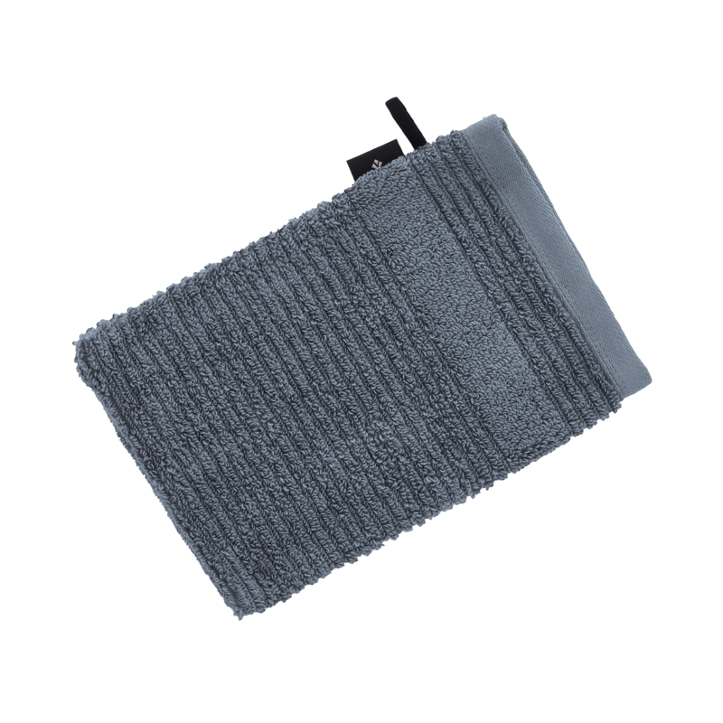 Vossen Waschhandschuh Tomorrow Dunkelgrau 16x22cm Vossen Waschhandschuh Tomorrow Dunkelgrau 16x22cm