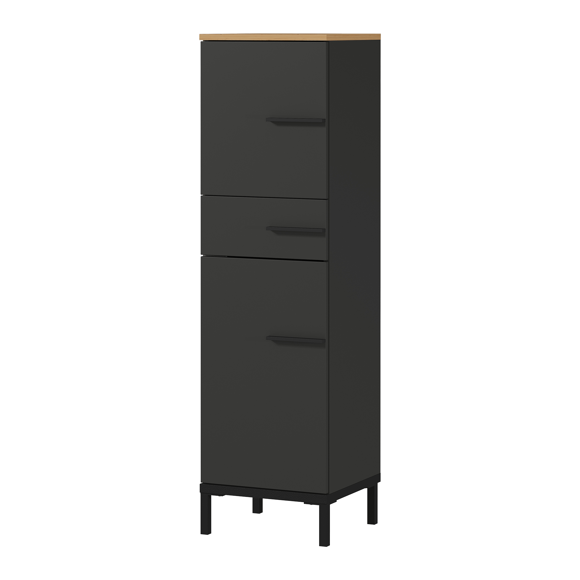 Paul Phillip Badschrank YOUAN Grau 34*34*123