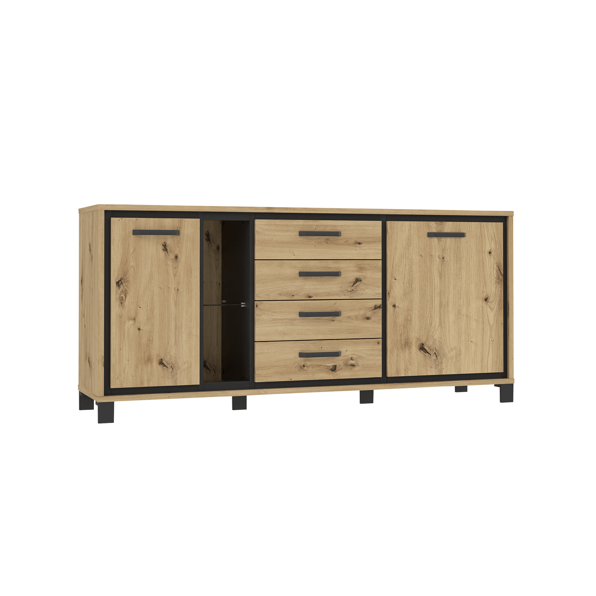 Sideboard Trinidad Eichefarben 41.5*177.4*81.3