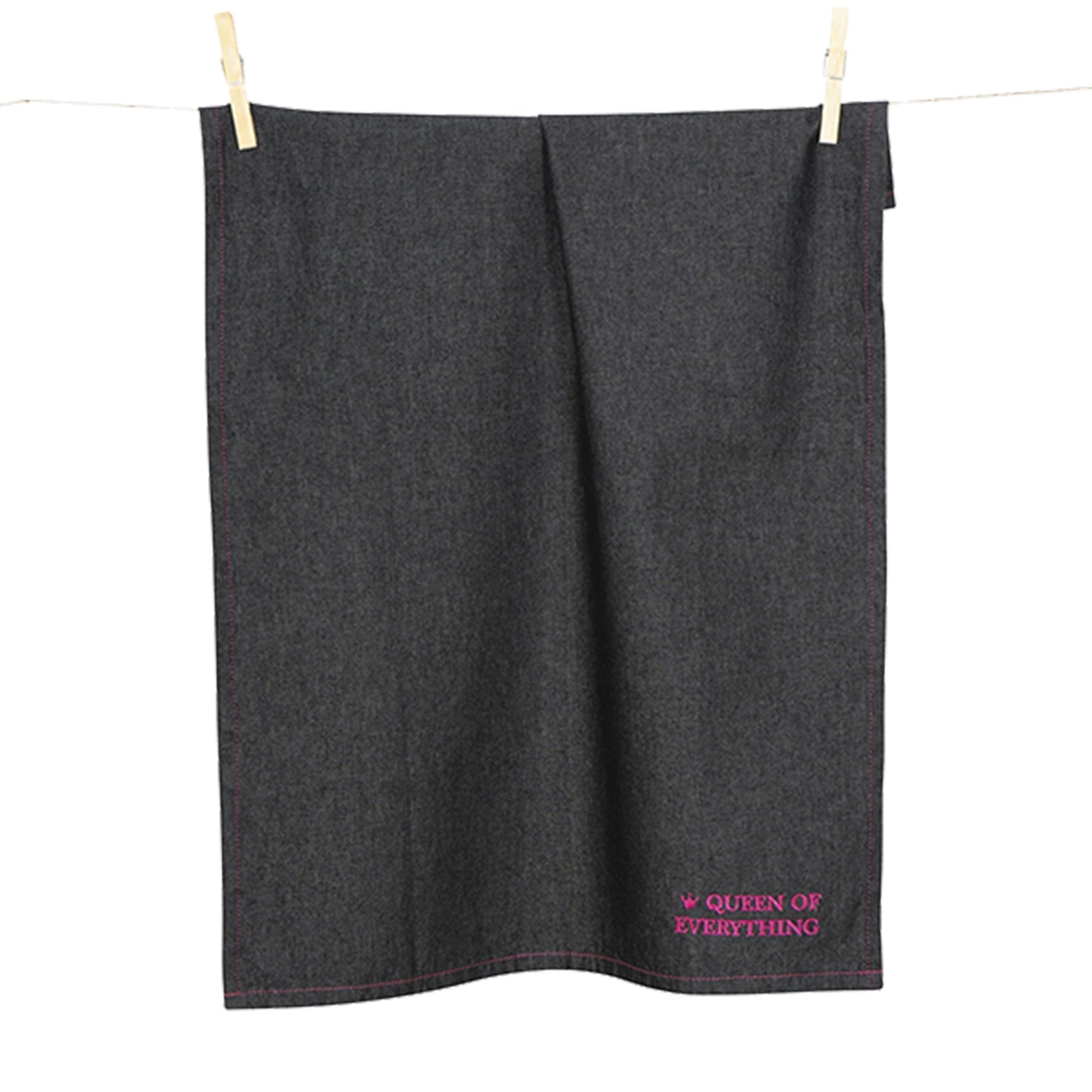 Geschirrhandtuch Denim Queen Black 50x70