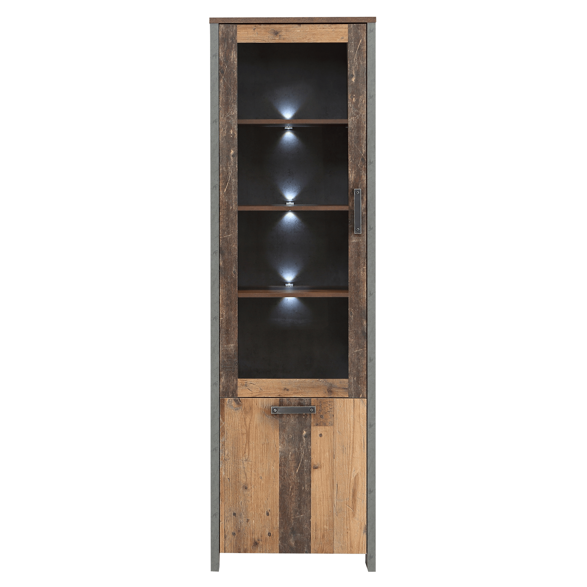 Vitrine Clay Holzfarben 41.6*62*204.7 Vitrine Clay Holzfarben 41.6*62*204.7