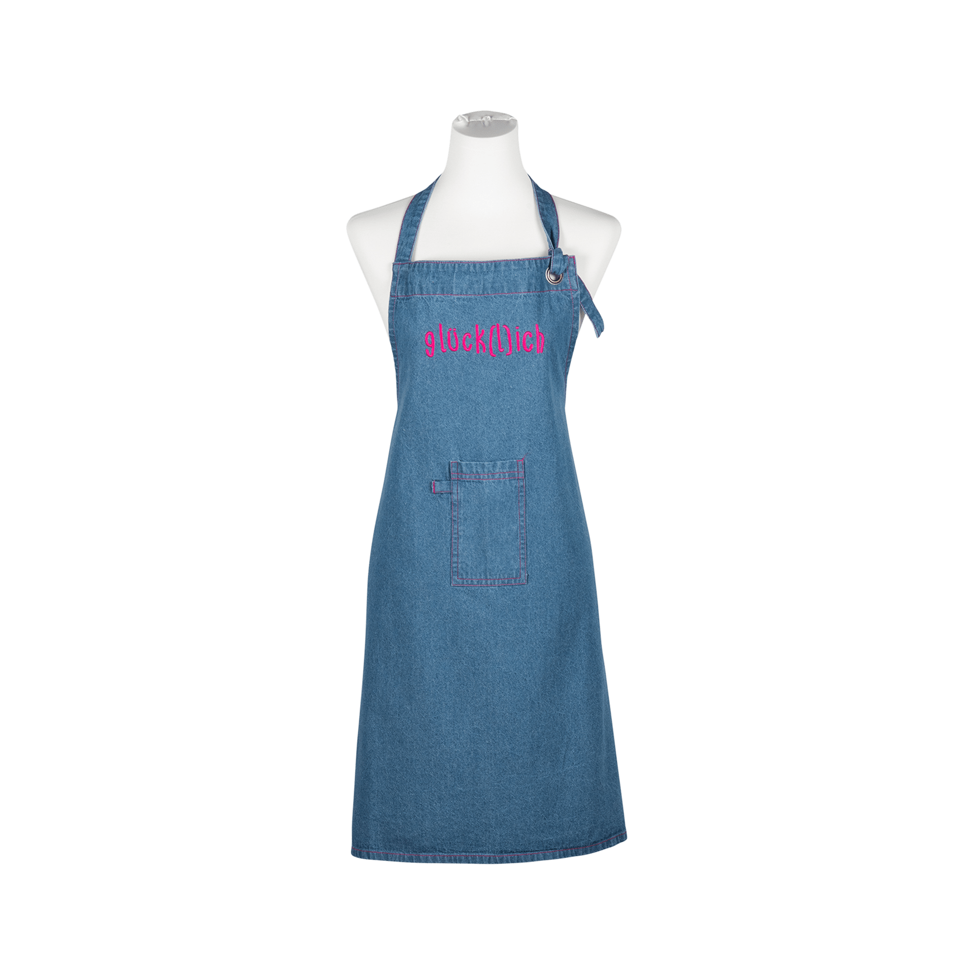 Schürze Denim Pink 80x80