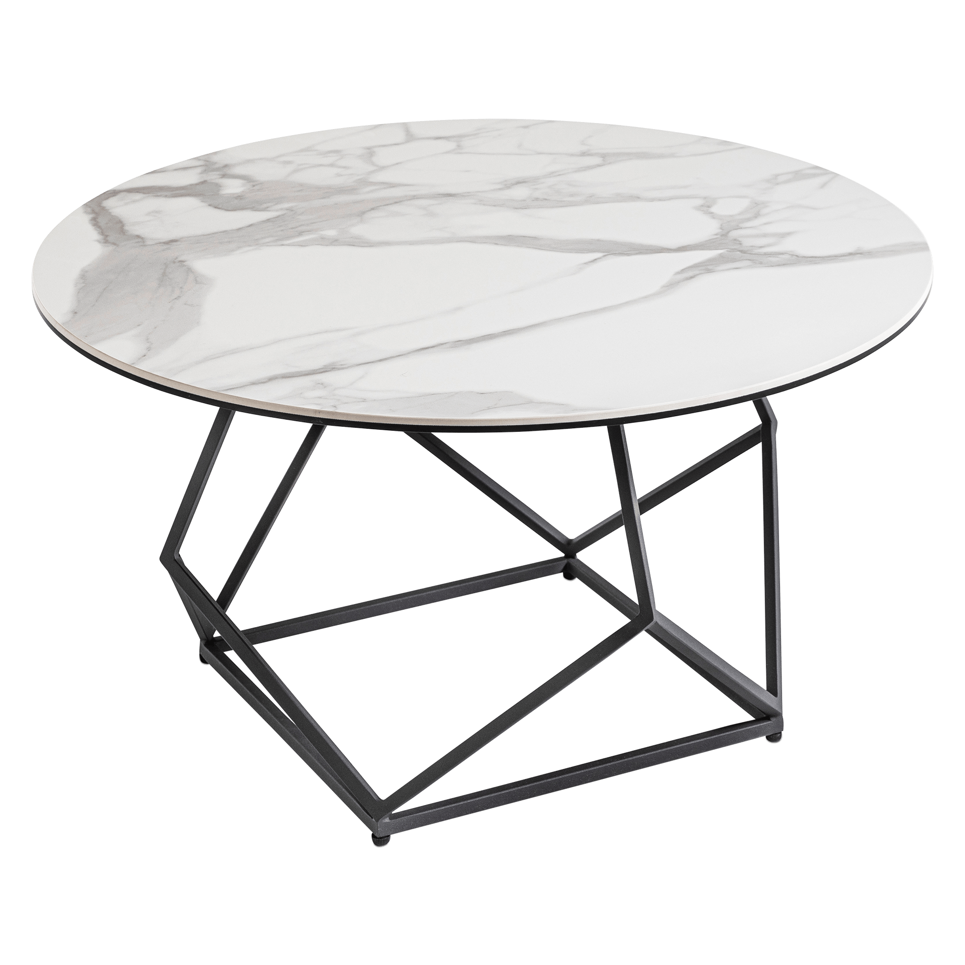 Couchtisch Glace Tischplatte Keramik Hell Gestell Schwarz 80*80*40 Couchtisch Glace Tischplatte Keramik Hell Gestell Schwarz 80*80*40