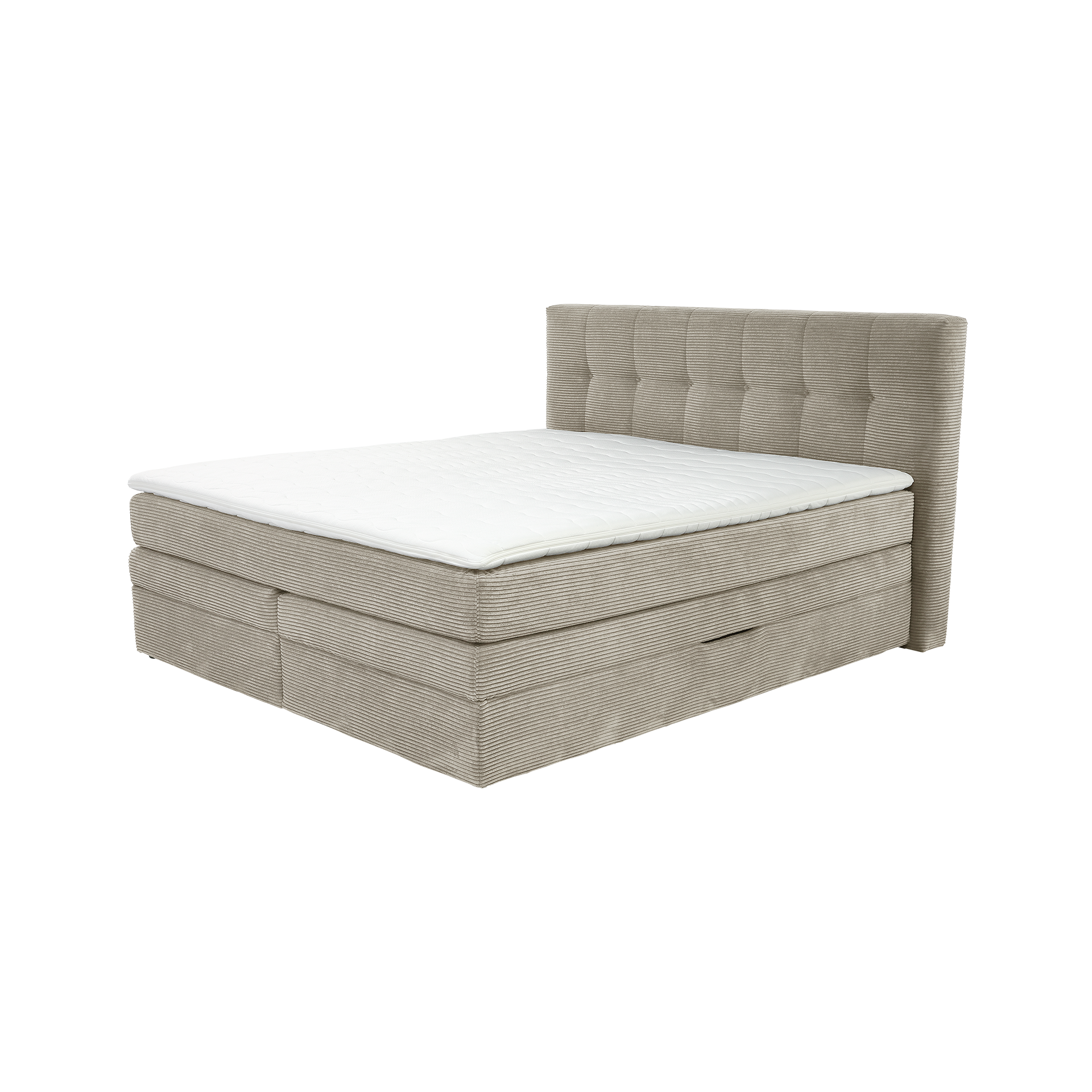 Boxspringbett Arny Grau 180x200 cm
