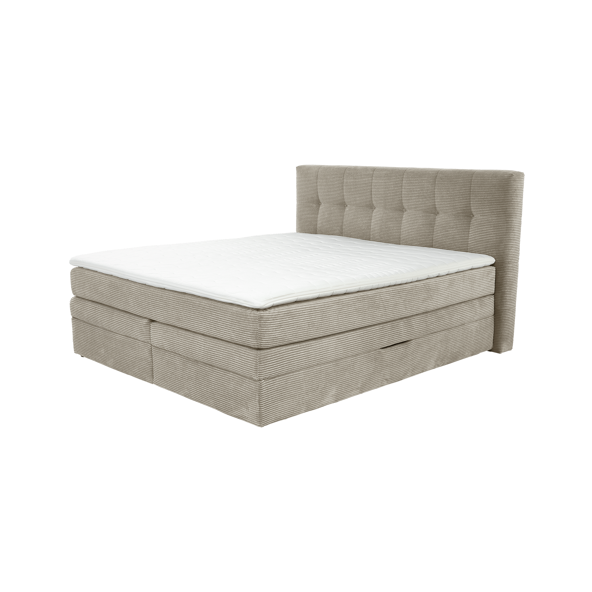 Boxspringbett Arny Grau 180x200 cm