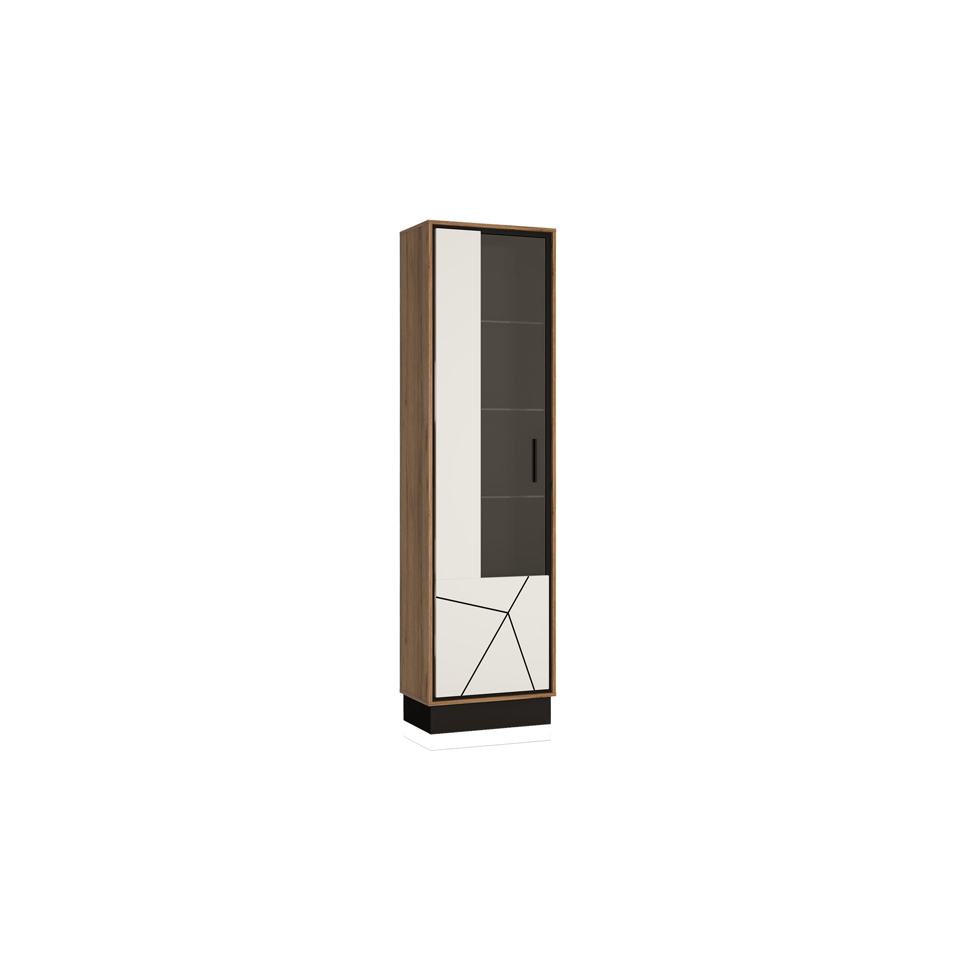 Novofurn Vitrine Wanja Eichefarben Novofurn Vitrine Wanja Eichefarben