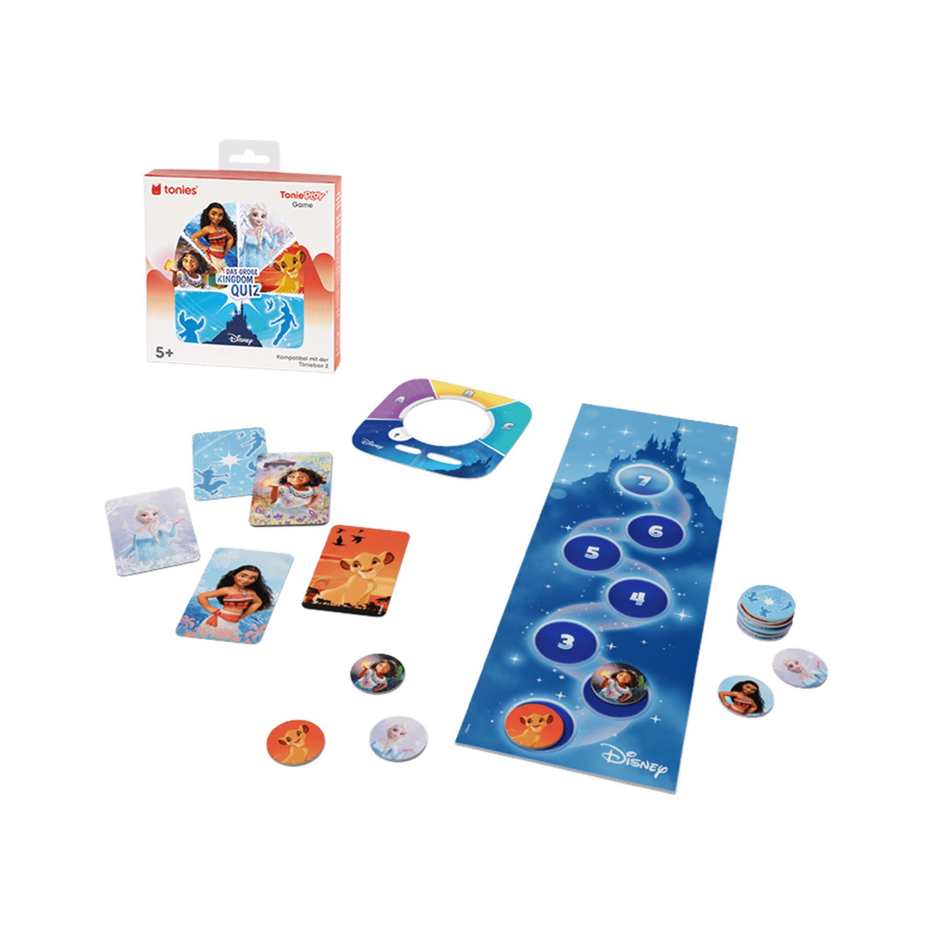Tonieplay Game 2 Disney: Das große Kingdom-Quiz Mehrfarbig