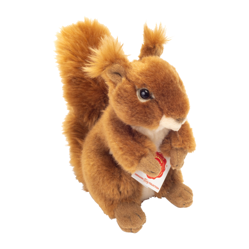 Plüschtier Eichhörnchen, ca. 17 cm Braun