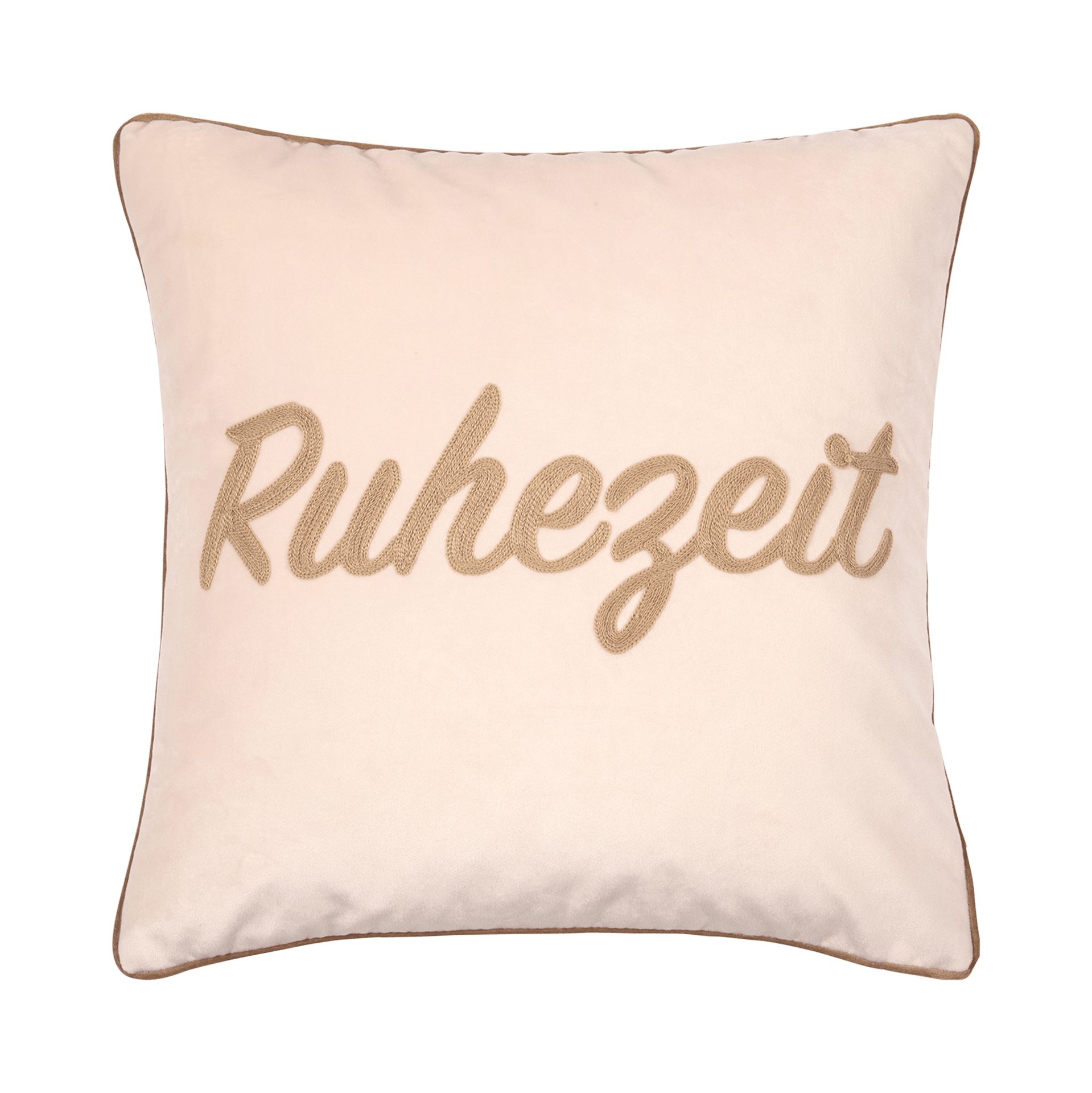 Kissenhülle Letters Taupe-Sand 45x45cm Kissenhülle Letters Taupe-Sand 45x45cm