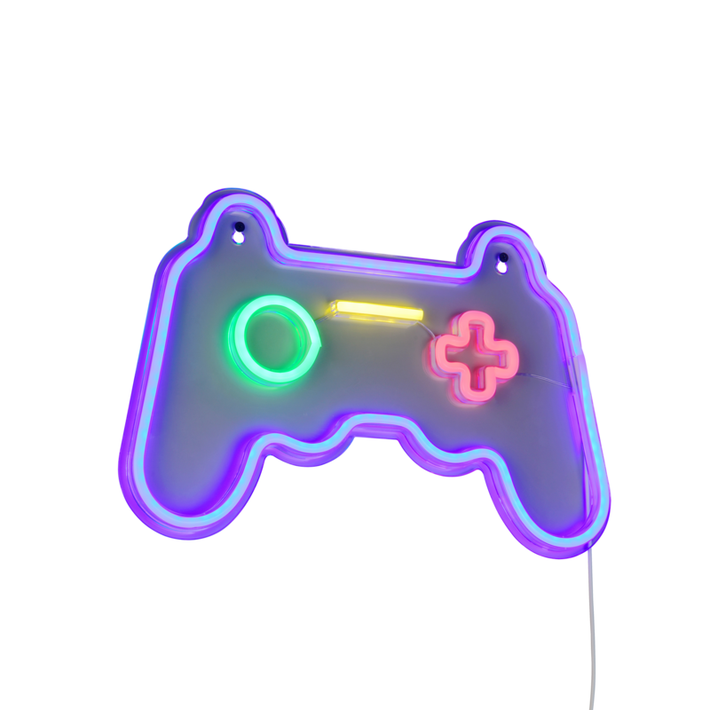 Wandleuchte Gamer Transparent Klar