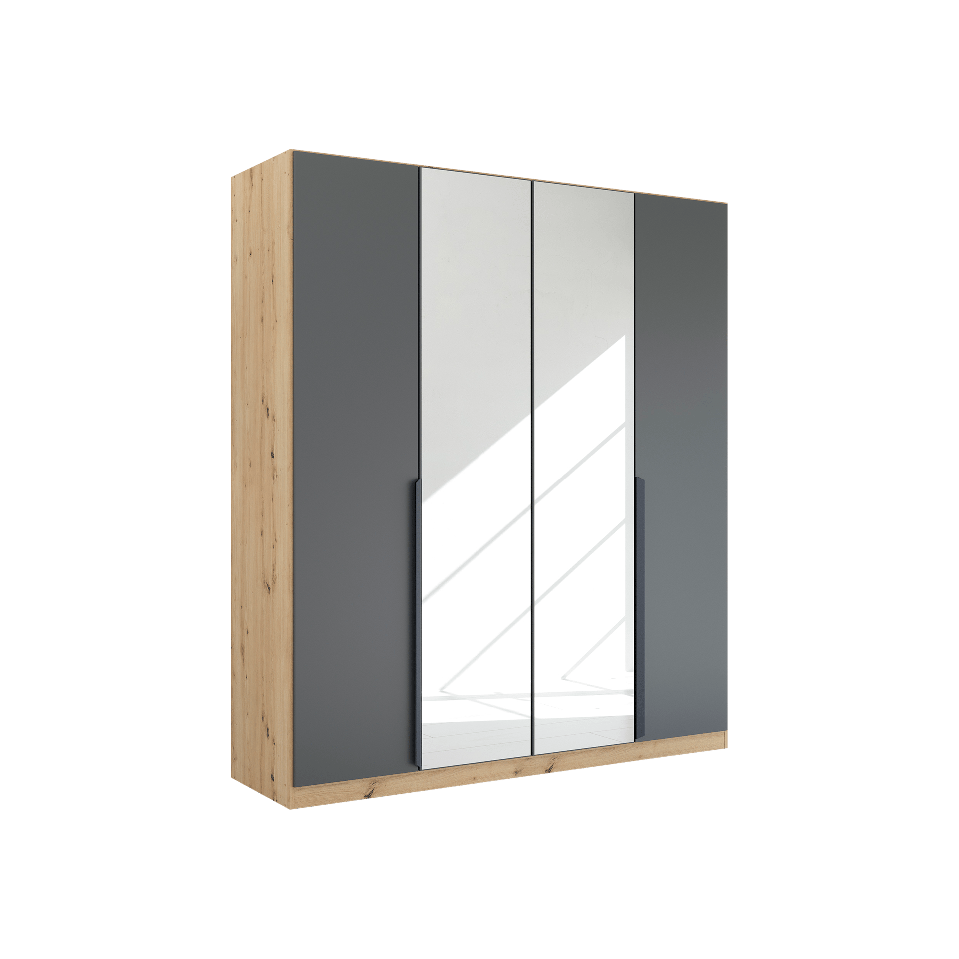 Drehtürenschrank Wildwest 4-türig Grau 54*181*210 Drehtürenschrank Wildwest 4-türig Grau 54*181*210