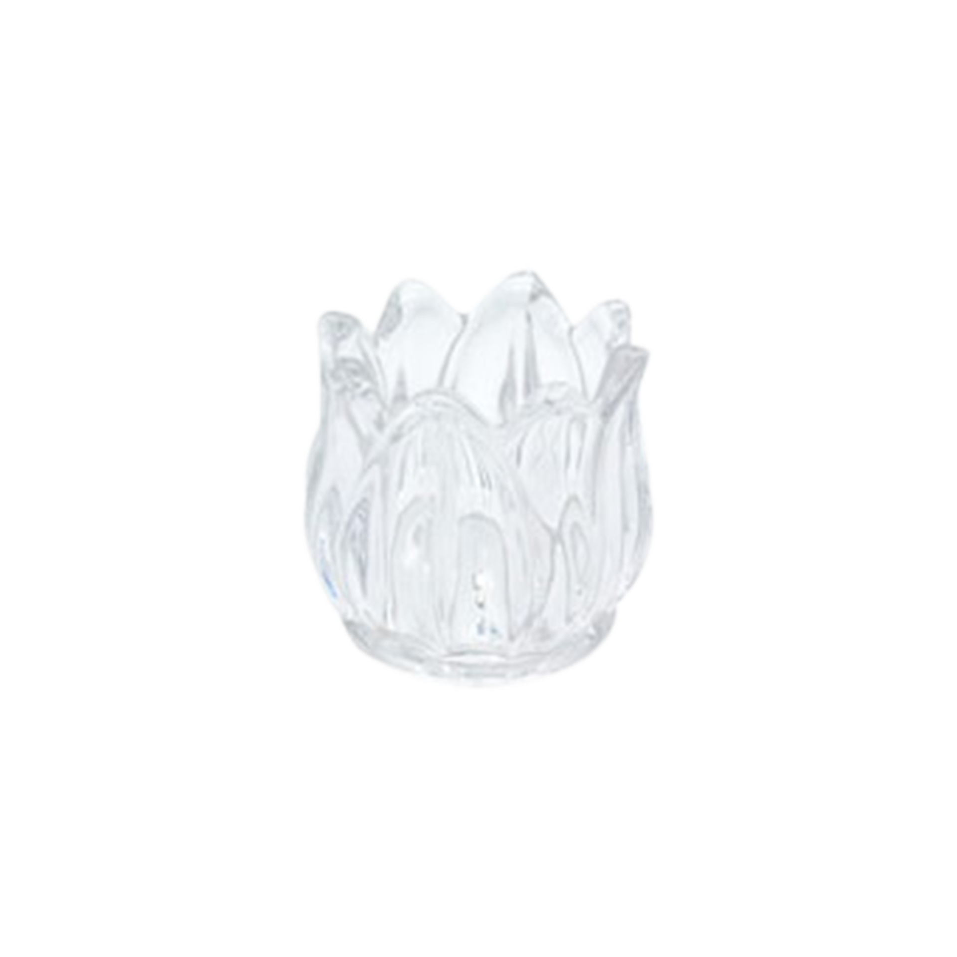 Teelichthalter Tulipa clear